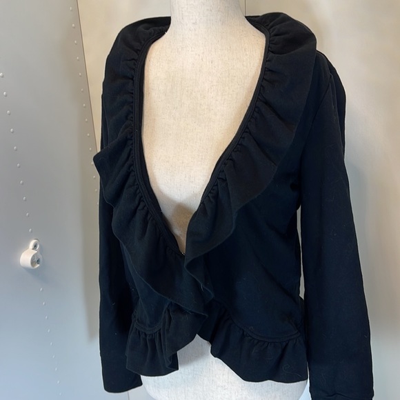 New York & Company Streetwear black Sweater Cardigan Size Large - Picture 2 of 10